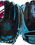 Rawlings Heart of the Hide Spring Break Black Blue Berry 11.5" Baseball Glove