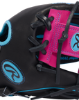 Rawlings Heart of the Hide Spring Break Black Blue Berry 11.5" Baseball Glove