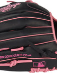 Rawlings R9 11.5" Black/Pink Baseball Glove
