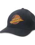 American Needle Stretch Back Retro Skate Canucks Hat Black