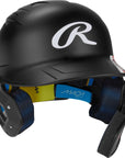 Rawlings Mach Fit Batting Helmet With Reversilble Extension