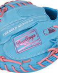 Rawlings Heart of the Hide Columbia Blue/Pink 33" Catchers Mitt