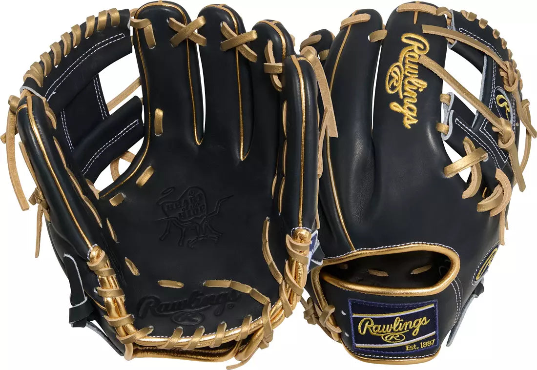 Rawlings Heart of the Hide 11.5" 204 Navy/Gold Baseball Glove