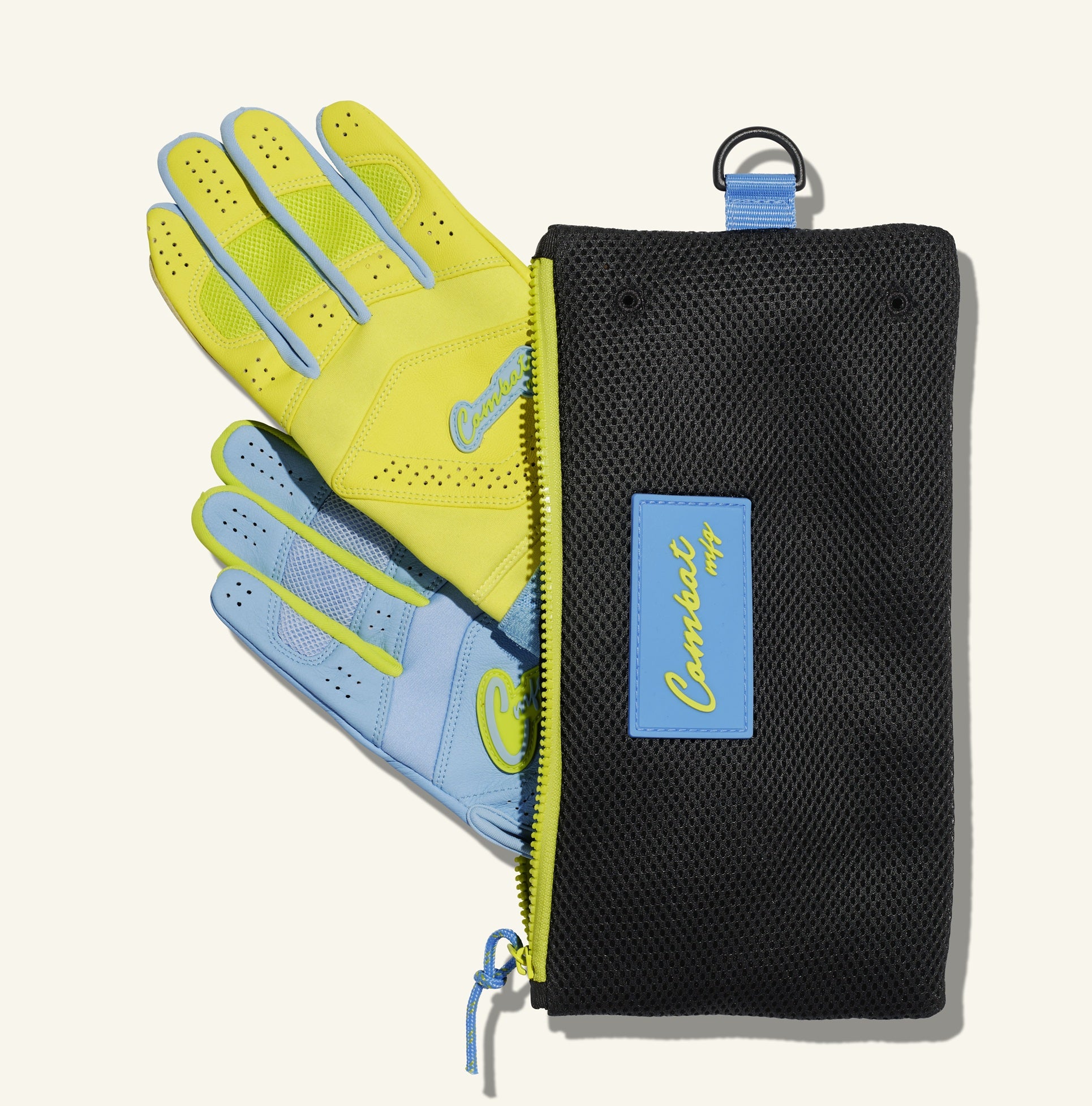 Combat Yin Yang Long Cuff Batting Gloves