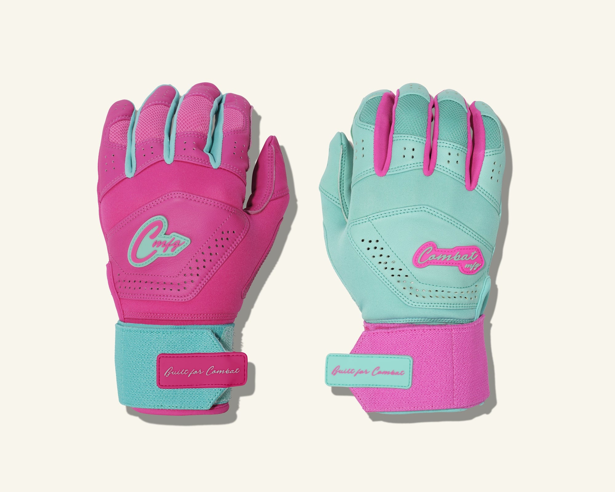 Combat Yin Yang Long Cuff Batting Gloves