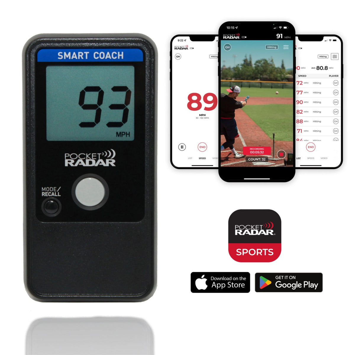 Pocket Radar Smart Coach/Bluetooth