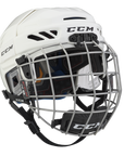 CCM Fitlite 3DS Youth Helmet Combo White