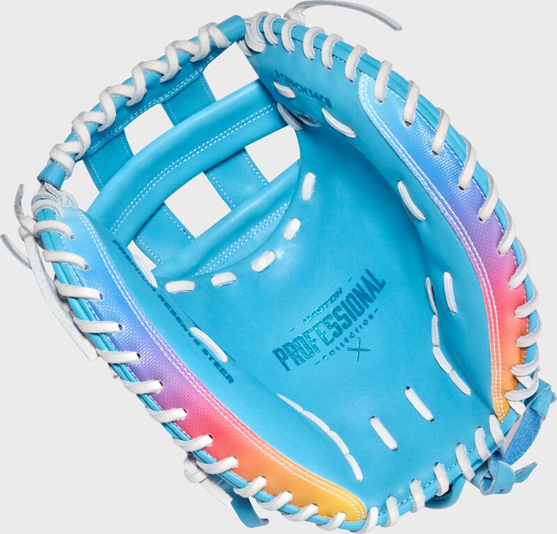 Easton Professional Collection ColorSplash Columbia Blue 34" Fastpitch Catcher's Mitt