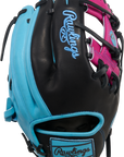 Rawlings Heart of the Hide Spring Break Black Blue Berry 11.5" Baseball Glove
