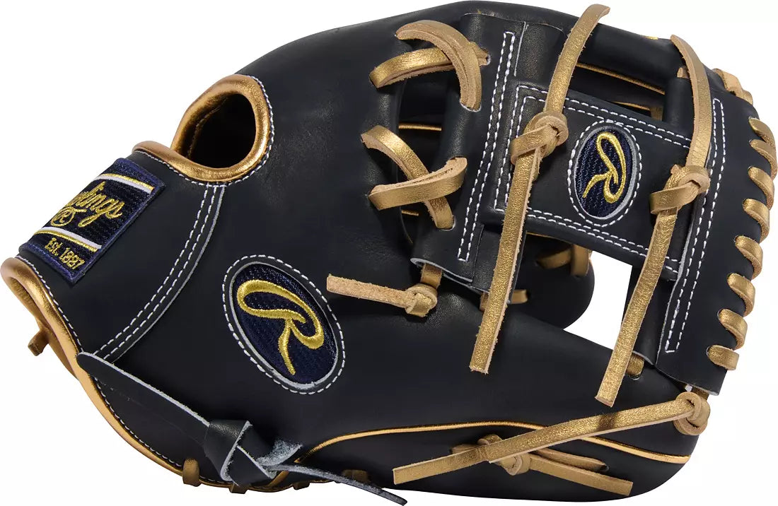 Rawlings Heart of the Hide 11.5" 204 Navy/Gold Baseball Glove