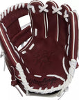 Rawlings Heart of the Hide 11.5" Maroon/White Baseball Glove