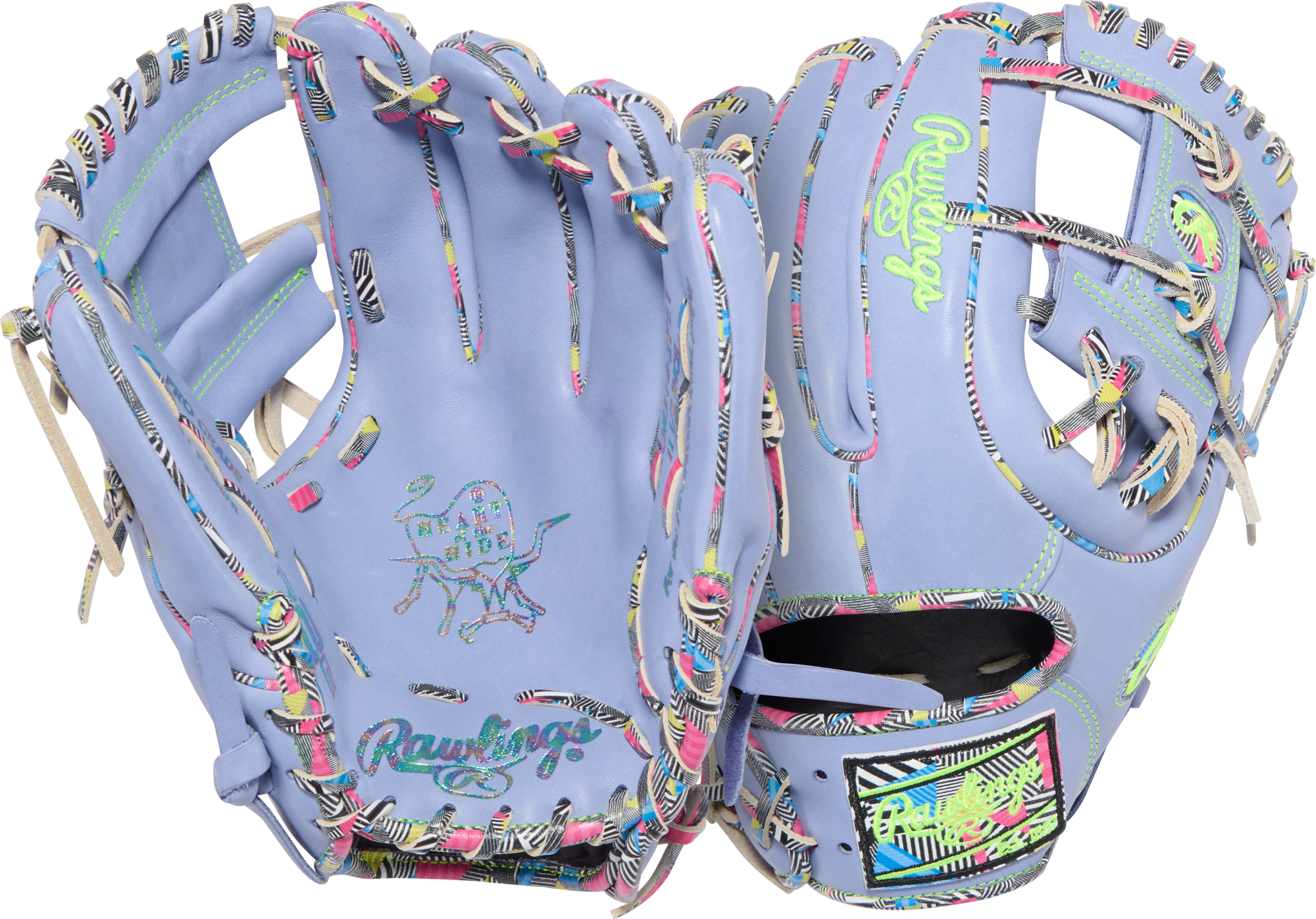 Rawlings HOH Color Sync 10 Periwinkle Mint 11.5" Baseball Glove