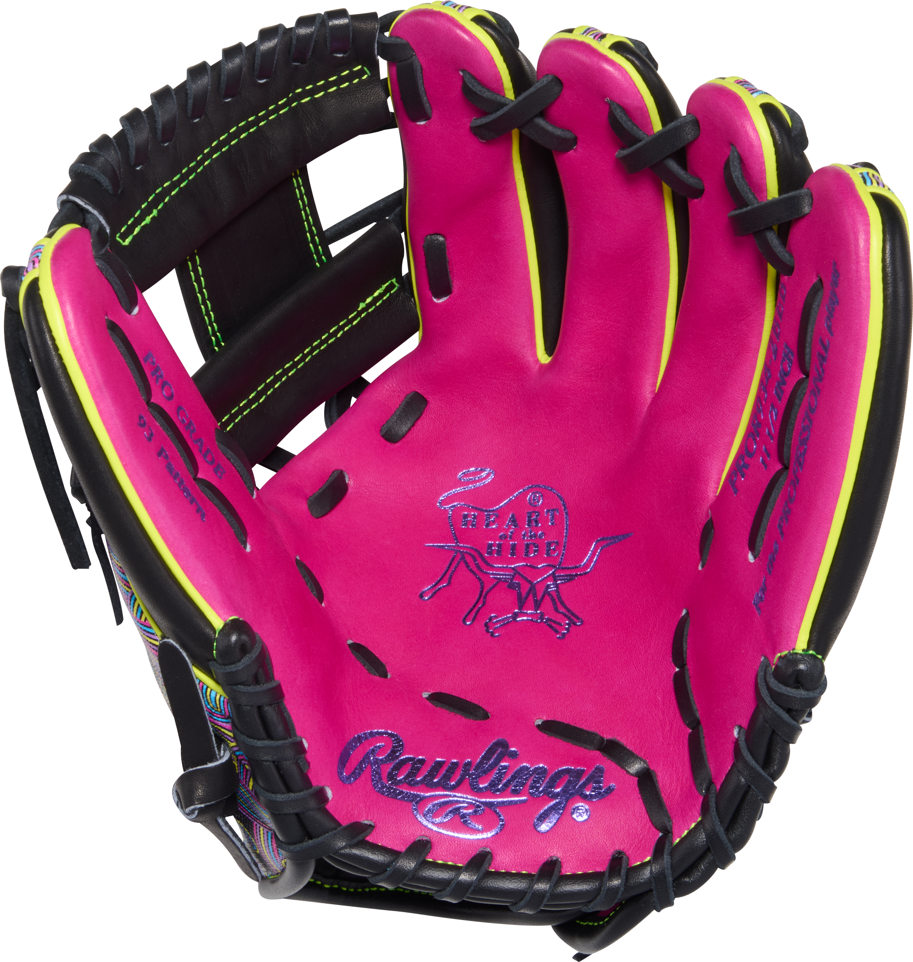 Rawlings HOH Color Sync 10 Berry Pattern 11.5" Baseball Glove