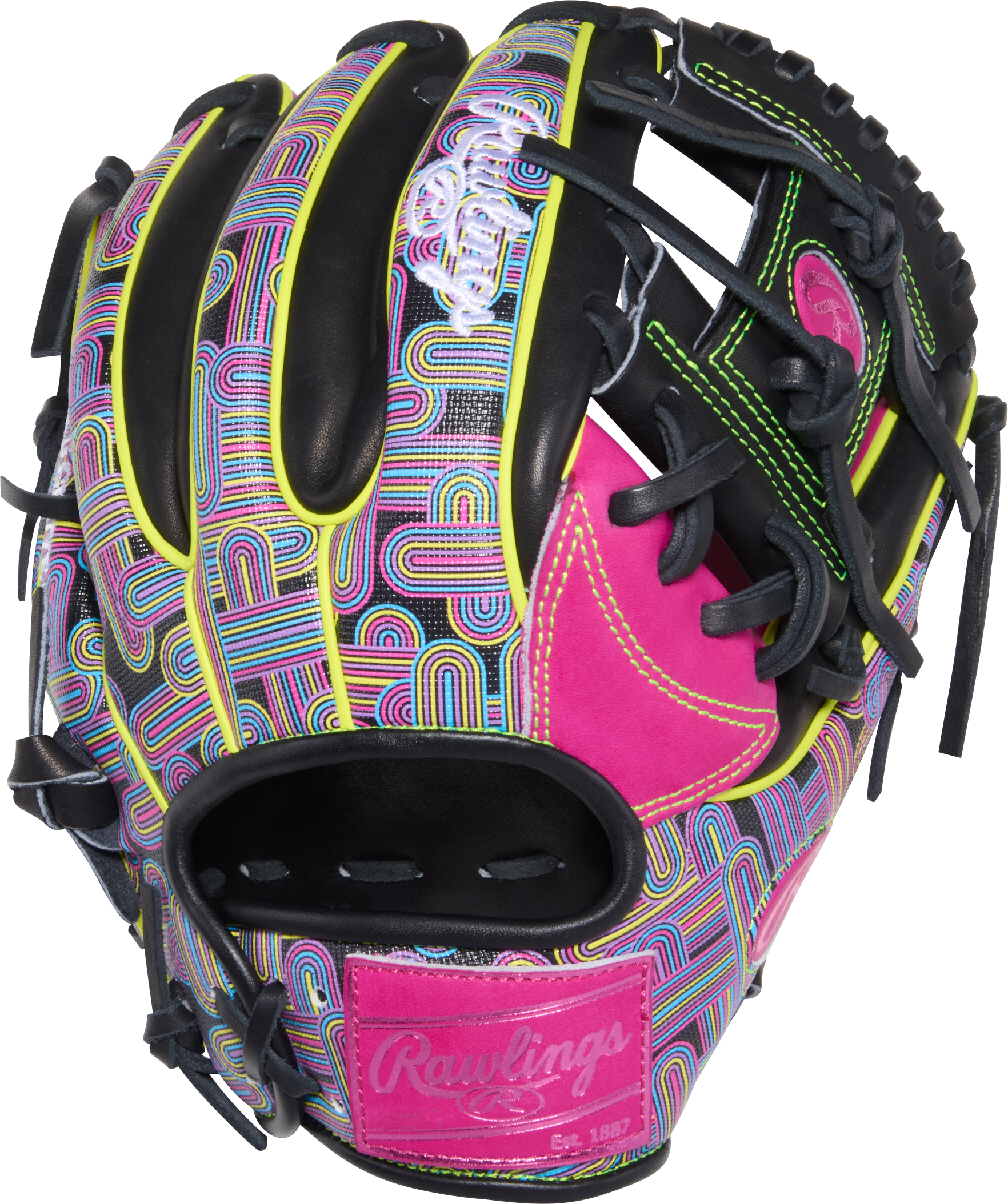 Rawlings HOH Color Sync 10 Berry Pattern 11.5" Baseball Glove