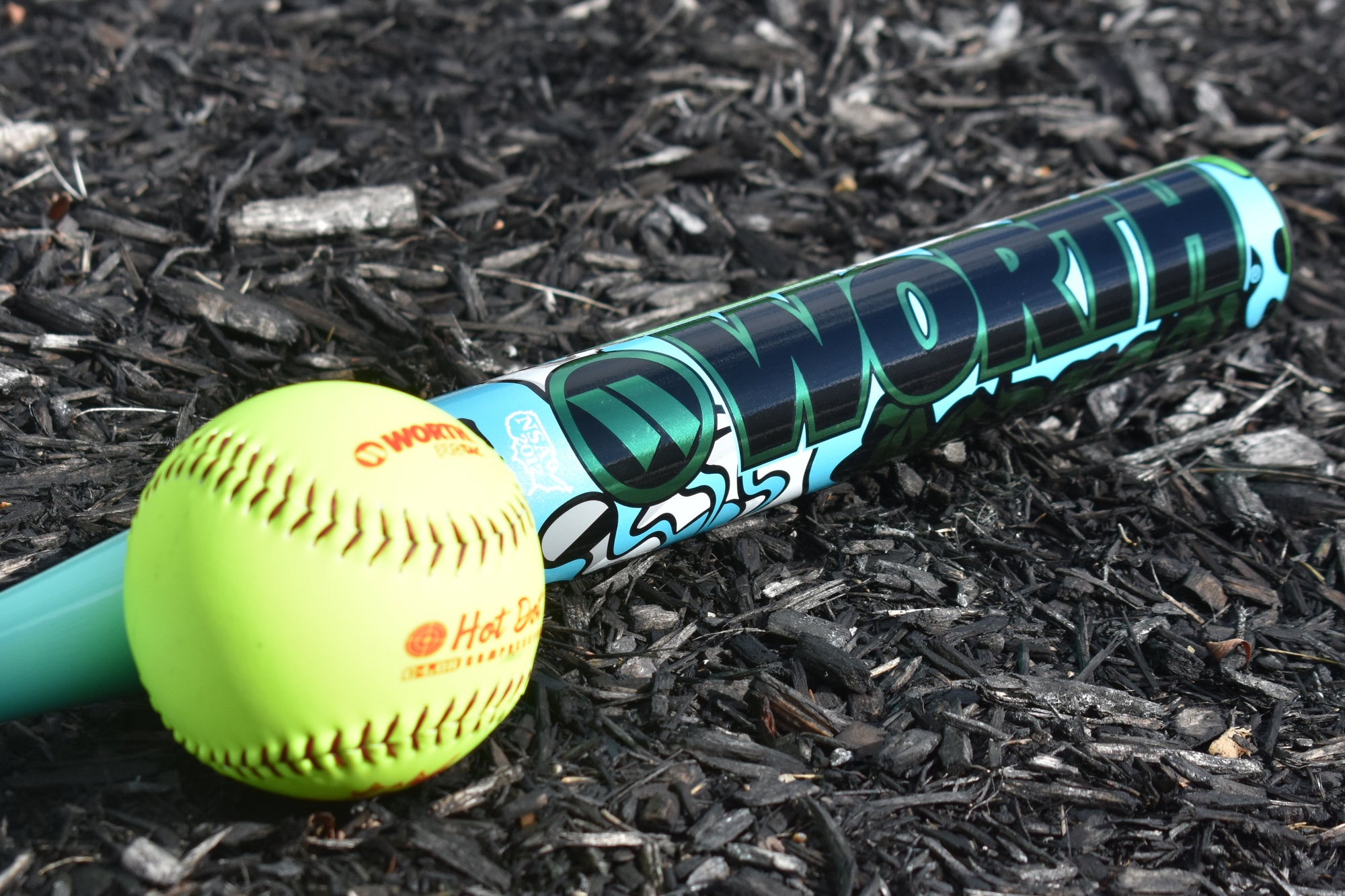Worth Bedlam 1PC 12.75" Barrel Slow Pitch Bat