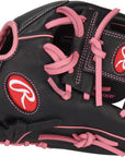 Rawlings R9 11.5" Black/Pink Baseball Glove