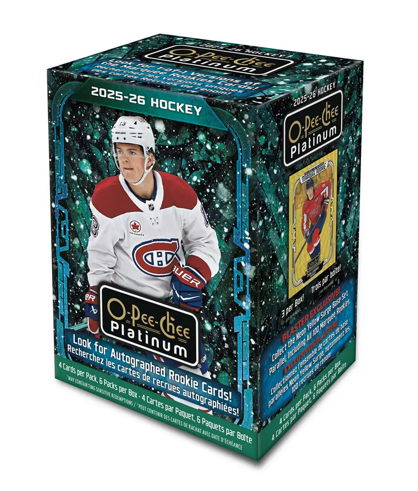 O-Pee-Chee Platinum 2025-26 Hockey Cards Blaster Pack