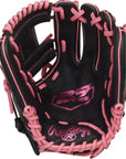 Rawlings R9 11.5" Black/Pink Baseball Glove