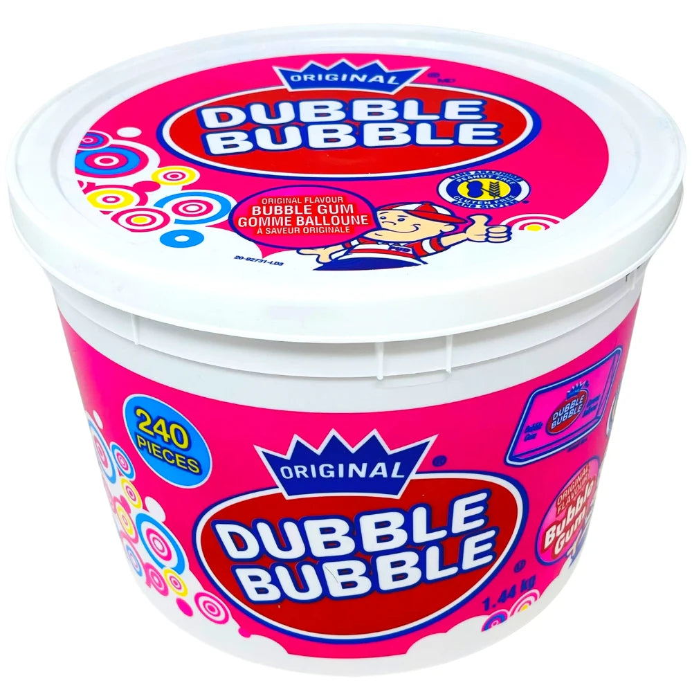 Dubble Bubble Gum Tub (240 pc)