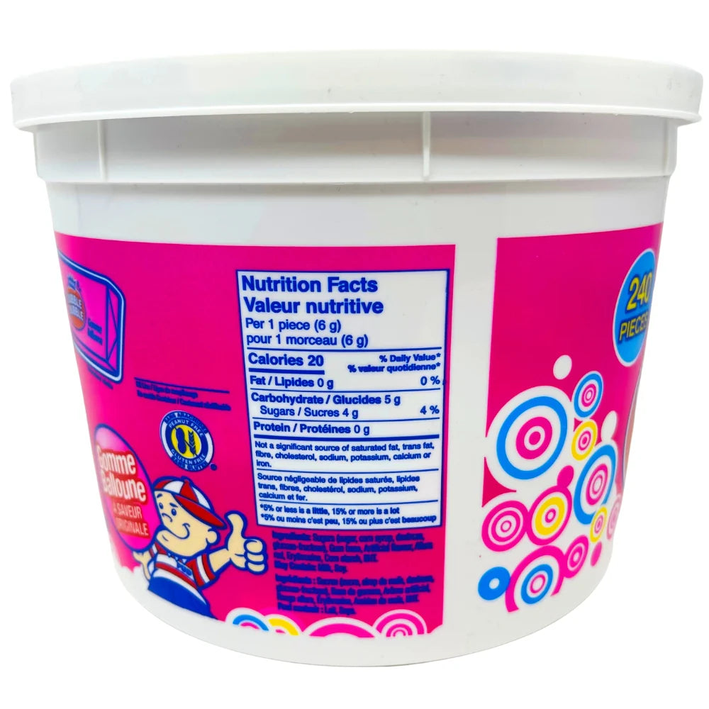 Dubble Bubble Gum Tub (240 pc)