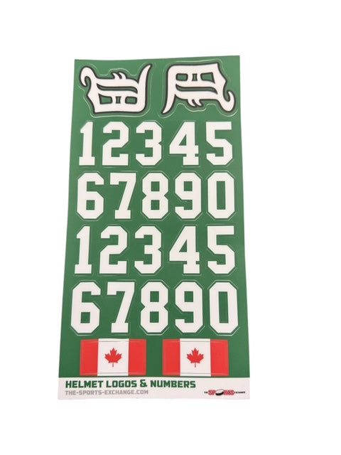 Dunbar Little League Helmet Stickers
