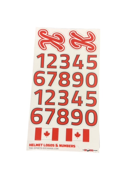 Kerrisdale Little League Helmet Stickers