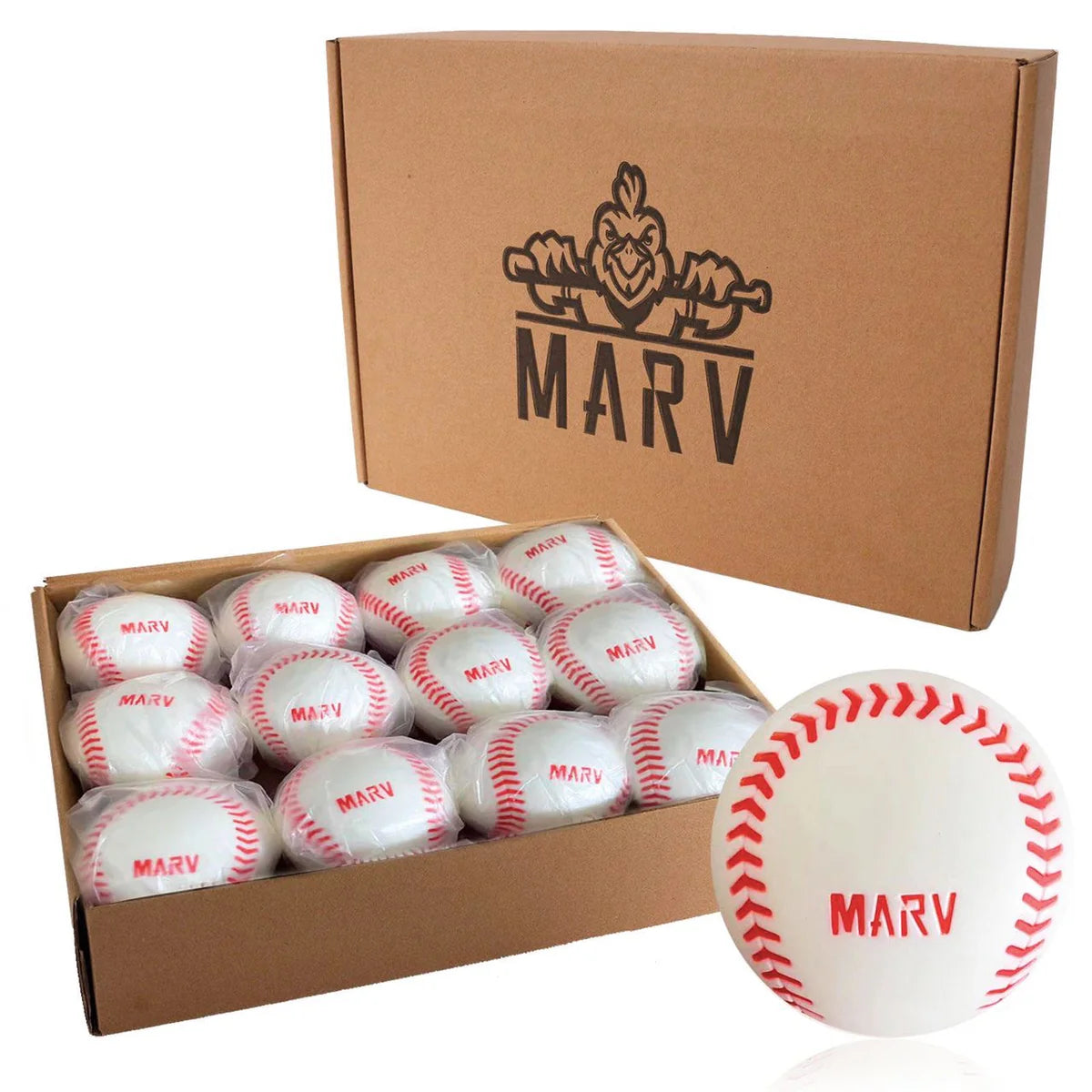 Marv Sunken Seam Pro Foam Pitching Machine Ball