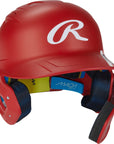 Rawlings Mach Fit Batting Helmet With Reversilble Extension