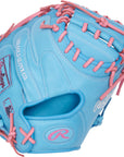 Rawlings Heart of the Hide Columbia Blue/Pink 33" Catchers Mitt